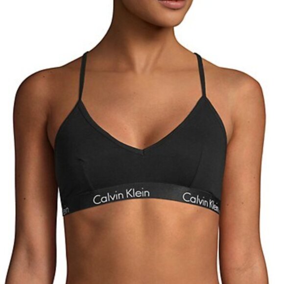 Calvin Klein Underwear Motive Cotton Bralette 2-Pack - Picture 2 of 5
